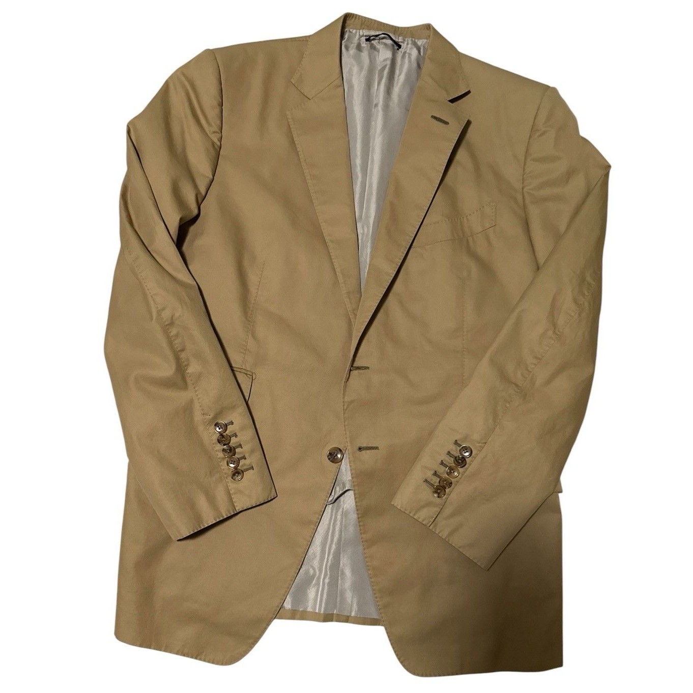 Tom Ford Khaki Cotton Blazer 54r O'connor Fit Excellent Used Condition